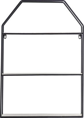 Cedar & Sage Ness Black Shelving Unit Black