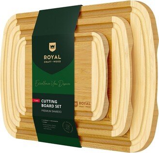 Bamboo Cutting Boards with Juice Groove