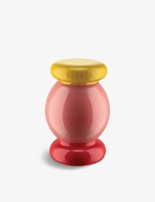 Nocolor Ettore Sottsass Beech-wood Salt and Pepper Castor 11cm