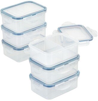 Lock n Lock Easy Essentials 12-Pc. On the Go 12-Oz. Meals Divided Rectangular Food Storage Containers