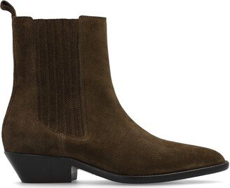 Delena Point-Toe Ankle Boots-AA