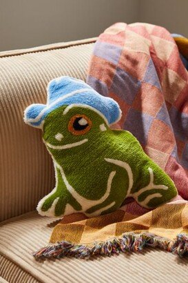 UO Home Cowboy Frog Throw Pillow