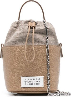 5AC number-patch bucket bag
