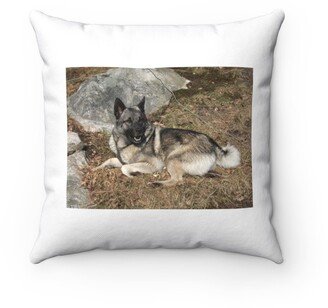 Elkhound Pillow - Throw Custom Cover Gift Idea Room Decor