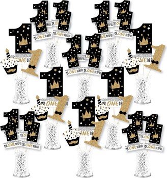 Big Dot Of Happiness 1st Birthday Little Mr. Onederful Centerpiece Showstopper Table Toppers 35 Pc