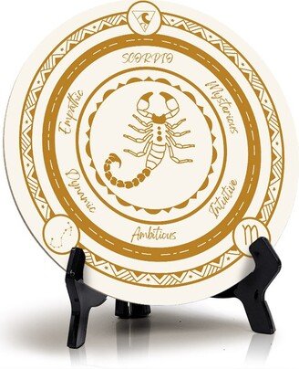 Scorpio Zodiac Circle Table Sign |