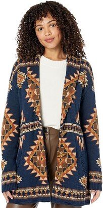 Lodge Cardigan (Wolf Mountain) Women's Clothing