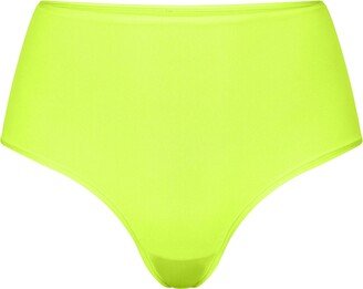 Fits Everybody High-Waisted Thong | Green Highlighter