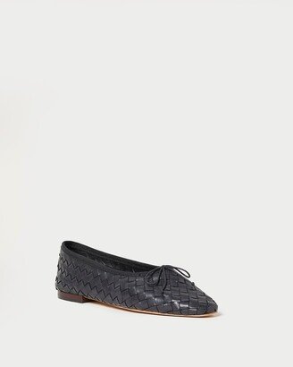 Landry Black Woven Ballet Flat