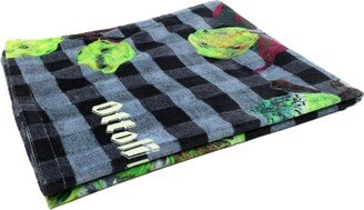 Graphic-Print Cotton Towel-AA