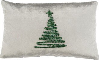 Enchanted Evergreen Velvet Pillow