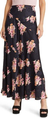 Booker Floral Jacquard Maxi Skirt