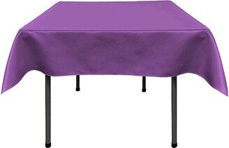 Polyester Bridal Satin Table Tablecloth | Purple,, Choose