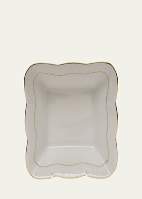 Golden Edge Square Dish