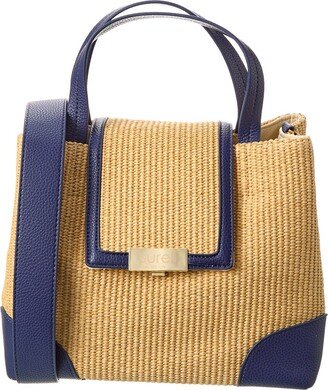 Surell Accessories Straw Tote