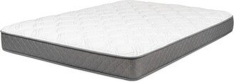 Dreamfoam Bedding Unwind 7.5 Inch Thick Memory Foam Comforting and Supportive Innerspring Hybrid Sleeping Mattress, Twin-Sized Bed
