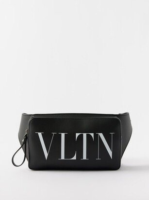 Vltn-print Leather Cross-body Bag-AA