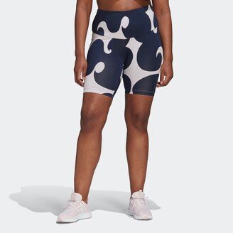 Women's Marimekko Rib Knee-Length Short Tights (Plus Size)