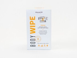 Hustle Clean Shower Wipes Fresh Scent - 10 Pack