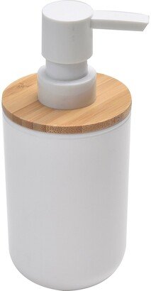 Bathroom Hand Soap & Lotion Dispenser PADANG 10 FL OZ White Bamboo - White Bamboo - 10 Fl oz