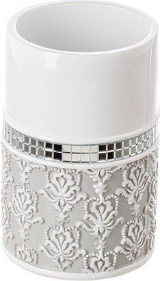 Mirror Damask White Tumbler