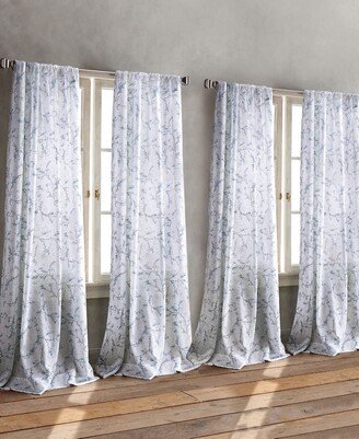 Promenade Sheer Poletop 4 Piece Window Panel, 96