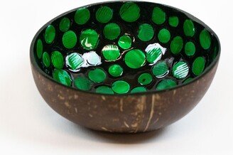 by overstockArt Earthly Green Coconut Bowl