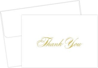 Masterpiece Studios Great Papers! Gold Thank You Note Cards with Envelopes 10624