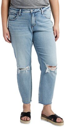 Plus Size Beau Mid Rise Slim Leg Jeans