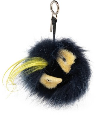 Multicolor Fur Zesty Bug Bag Charm