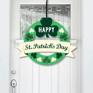 Big Dot Of Happiness St. Patrick's Day - Outdoor Saint Patty's Day Party Decor - Front Door Wreath