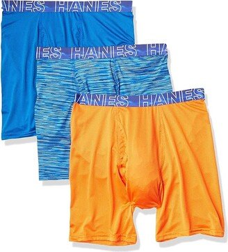 Men's X-Temp 4-Way Performance Stretch Mesh Boxer Brief (Color / Pattern may Vary) (Assorted-3) Men's Underwear