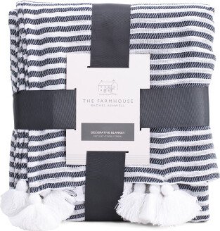 Bay Striped Woven Blanket