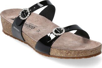 Idelya Crystal Buckle Slide Sandal