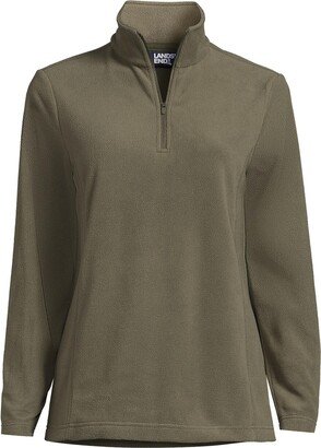 Women's Plus Size Fleece Quarter Zip Pullover Jacket