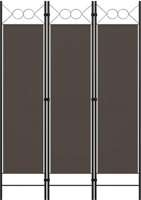 3-Panel Room Divider Anthracite 47.2x70.9