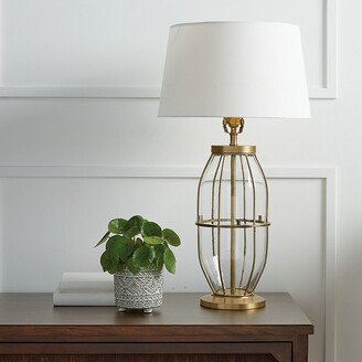 Montauk Cylindrical Glass Table Lamp