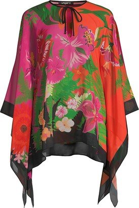 April Printed Caftan Blouse