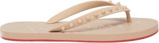 Loubi Studded Rubber Flip Flops