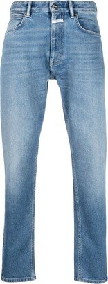 Stonewashed Tapered Jeans