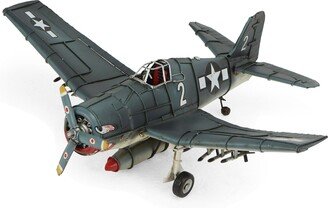 Multicolor Metal 1944 Hellcat Carrier Fighter Model