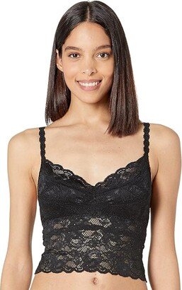 Never Say Never Cropped Cami (Black) Women's Clothing