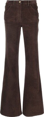 Straight-Cut Leg Trousers