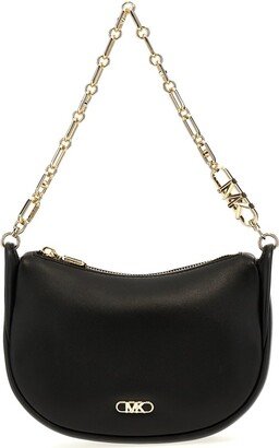 Logo Plaque Chained Small Shoulder Bag