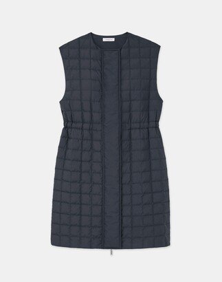 Plus Size Quilted Reversible Oversized Vest