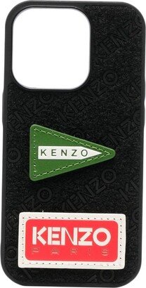 touch-strap logo-patch iPhone 14 Pro case