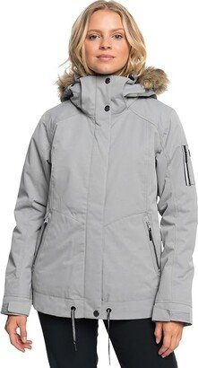 Meade Snow Jacket (Heather Grey) Women's Clothing