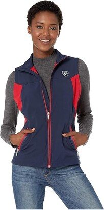 New Team Softshell Vest (Navy) Women's Vest