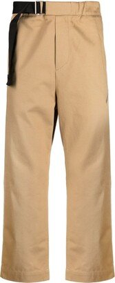 Regs tappered-leg cropped trousers