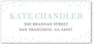 Address Labels: Dreamy Wedding Dress Address Label, White, Matte